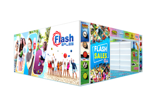 Oferta Especial: Stand Portátil Modular Personalizado con Marco de Aluminio para Ferias Comerciales, Tiempo de Entrega de <span class=keywords><strong>3</strong></span> a 7 Días, Marca TANFU - Product Image 2