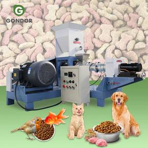 Máquina automática para fabricar alimento flotante para animales, peces y mascotas, con capacidad de 1 a 2 toneladas por hora. - Product Image 1