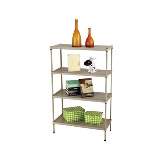 Organisateur de rangement domestique à plusieurs niveaux disponible, étagère en métal perforé à 4 niveaux en provenance d'une usine chinoise - Product Image 1