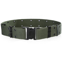 Pas cher 57mm Heavy Camouflage Hot Transfer Desert Print Green Ceinture Web tactique d'entraînement réglable
