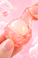 Bonbons gélifiés 3D pelables aux fruits, vrais jus, multicolores, sucrés et moelleux, en sachet, vente en gros, OEM, marque privée, Halal