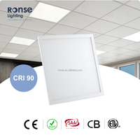 Plafonnier LED carré encastré RONSE moderne pour usage commercial, 16W, 30W, 60W, pour bureaux et entrepôts