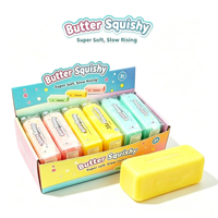Cadeau anti-stress en forme de nourriture, souple, extensible et ultra-doux