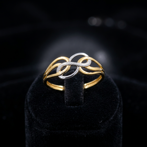 Elegant Real Rose Gold Women <b>Ring</b> With Radiant Glossy Finish <b>Crafted</b> For Sophisticated Fashion Looks Wedding Functions Jewelry - Product Image 5