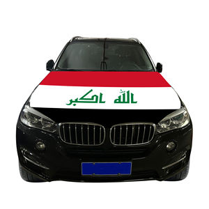 Couverture <span class=keywords><strong>de</strong></span> capot <span class=keywords><strong>de</strong></span> voiture nationale abordable drapeau Irak couverture <span class=keywords><strong>de</strong></span> moteur <span class=keywords><strong>de</strong></span> voiture drapeau vente directe d'usine tissu polyester - Product Image 3