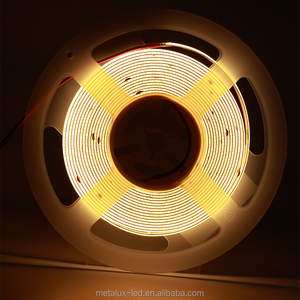 شريط إضاءة <span class=keywords><strong>LED</strong></span> آمن للأطفال بـ 480 مصباح، 12 فولت، CRI90، COB، 8 مم، 2700-3000 كلفن، 90-110 لومن، IP33، معتمد CE ETL لغرف الأطفال - Product Image 1