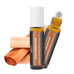 Oem Hadiah Pribadi Disesuaikan Minyak Parfum Roll-On Alami Aromaterapi Sandalwood Murni