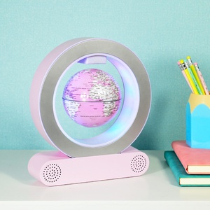 <span class=keywords><strong>2025</strong></span> New Màu Hồng Bản Đồ Thế Giới Xoay Bay Từ Nổi Toàn Cầu Cho Máy Tính Để Bàn Trang Trí Nội Thất Giáo Dục Trẻ Em Với Bluetooth Loa - Product Image 3