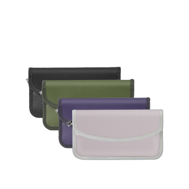 RFID Signal Blocker Fireproof Faraday Bag Silica Gel Car Key Fob Anti-Theft Keyless Entry Vehicle Security Protection