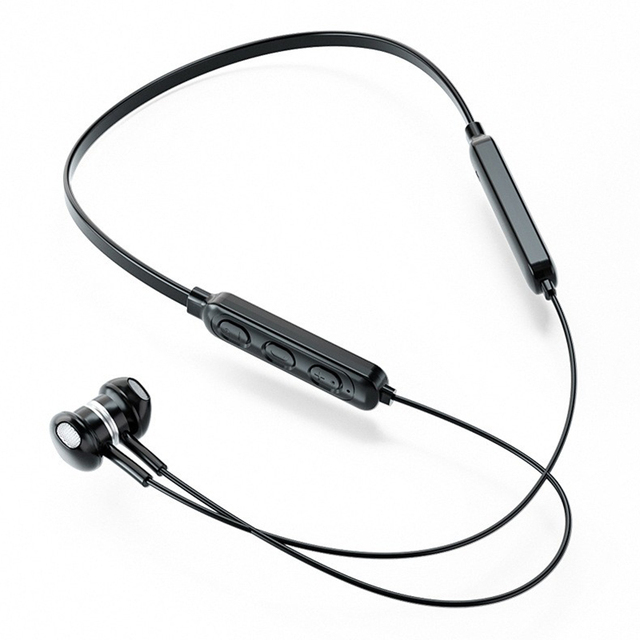 Hot Sports Neckband Wireless Headset 5.0 Auriculares Hifi Bass Earbuds Sweatproof Headset with Mic TWS Earphones