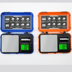 Balance de précision portable pour bijoux, orange, 200g/0.01g, plastique, rectangulaire, CX-968, alimentée par piles, pour peser l'or - Product Image 5