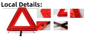 फैक्टरी थोक सुरक्षा उत्पाद चेतावनी त्रिकोण लाल - Product Image 4