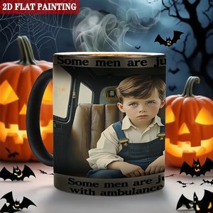 Heat Sensitive Blank Mug 11oz <b>Ceramic</b> Color Changing <b>Cup</b> For DIY Printing Frosted Black - Product Image 6