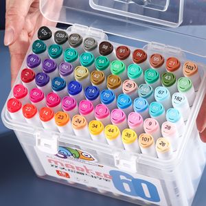 Bộ bút dạ quang hai đầu, đầu nhỏ, dùng cho học sinh, trường học, văn phòng phẩm, vẽ tranh - Product Image 1