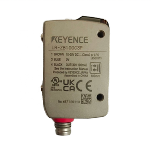 เซ็นเซอร์เลเซอร์ CMOS แบบรวมในตัว LR-ZB100C3P รูปทรงสี่เหลี่ยมพร้อมขั้วต่อ 4 พิน ประเภท 100 มม. เอาต์พุต PNP -10 +50C ใหม่ - Product Image 1