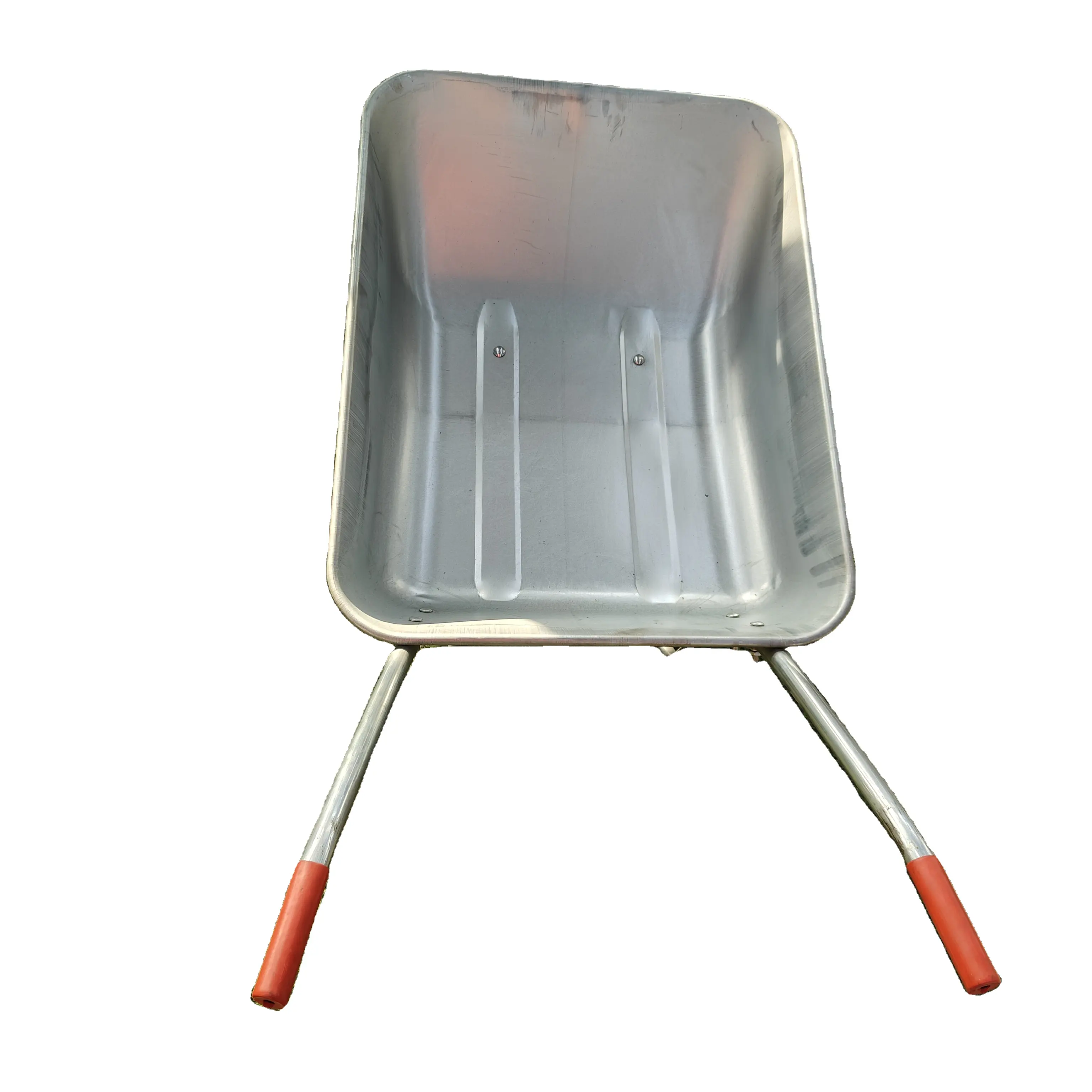 Cheap price wheelbarrow WB5204 with steel tray with air wheel for russia market