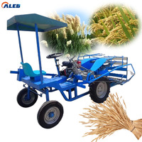 Mini Moissonneuse-lieuse de riz à 4 roues pour le blé