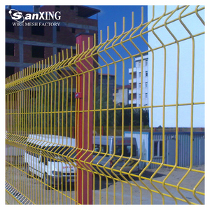 Fourniture directe d'usine clôture de jardin incurvée 3D de haute <span class=keywords><strong>sécurité</strong></span> 6ft chlorure de polyvinyle enduit galvanisé 5mm traité sous pression Nature - Product Image 6