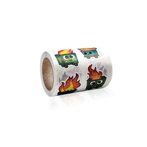 Produits en papier en forme de fleur en gros rouleau d'autocollant adhésif décoratif personnalisé pour les enfants - Product Image 3
