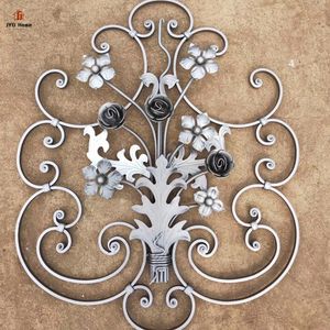 人気の錬鉄ロゼット金属スクロールパネル贩売 - Product Image 4