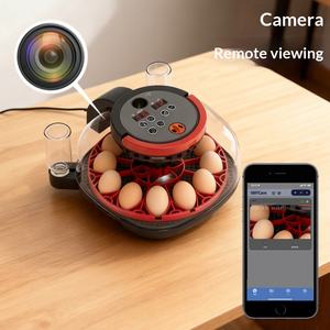 新しいミニホームリモートビジュアル自動卵インキュベータースマート卵回転温度と湿度制御鳩インキュベーター110V/220V - Product Image 2
