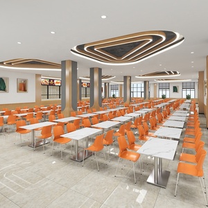 Ensemble <span class=keywords><strong>de</strong></span> tables et <span class=keywords><strong>de</strong></span> chaises <span class=keywords><strong>de</strong></span> salle à manger pour la restauration, les snacks, les entreprises, les cantines, les écoles et les restaurants, en gros, durables et <span class=keywords><strong>de</strong></span> qualité commerciale - Product Image 6