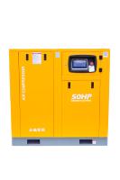Compresseur d'air industriel à vis, moteur stationnaire refroidi par air, lubrifié, à aimant permanent, à fréquence variable, AOKFE 50HP 37KW