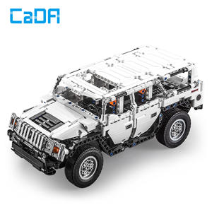 แอป2.4G Rc รถออฟโรด <span class=keywords><strong>Humm</strong></span> H2รถบรรทุกอิฐ CaDa C51044W DIY RC อาคารบล็อกรถ - Product Image 4