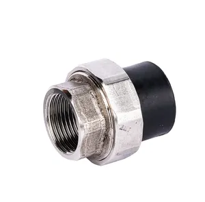 PE Socket Fusion Female Union 20mm-63mm Plastic Thread Joint Fast Connector for Water Supply Pipe Fittings