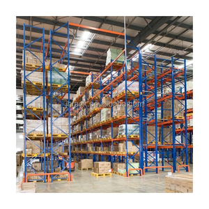 Không-Tiêu Chuẩn Tùy Chỉnh Nhiệm Vụ Nặng Nề Kim Loại Kệ Dây Kệ Kho Kho <span class=keywords><strong>Pallet</strong></span> Kệ Hệ Thống Đẩy Trở Lại Giá Cho Bán - Product Image 1