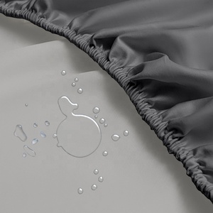 Protège-<span class=keywords><strong>matelas</strong></span> imperméable 100% avec draps ajustables et bande élastique – Tailles simple, double, king size 140x160x180x200 - Product Image 6