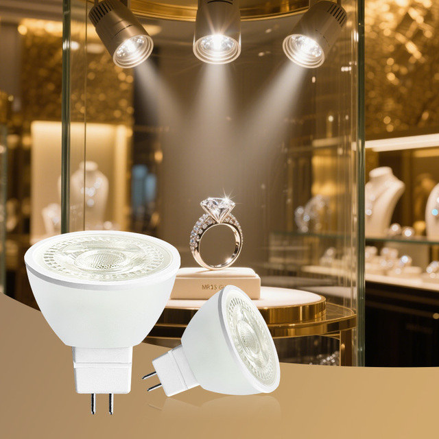 ERP2.0 Factory Direct High Lumen LED Spotlight Non-Dimmable 2700K-6500K 100 Beam Angle CRI80 MR16 GU10 for Residential Use