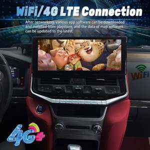 Lecteur multimédia GPS vidéo Android 16,2 pouces pour Toyota Land Cruiser LC200, mise à niveau LC300 VX-R 2008-2021, écran central Carplay - Product Image 6