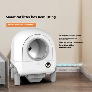 Intelligente automatische Katzen toilette APP-Steuerung Selbst reinigende Funktion Möbel Stil Kamera Katzen toilette Neues intelligentes Zubehör - Product Image 2