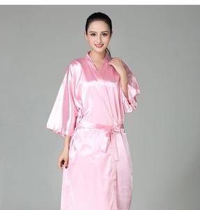 Albornoz de Lujo de Alta Calidad para Peluquería, Albornoz de Spa con Logotipo Personalizado para Mujer, Albornoces de Belleza, Kimono para Clientes de Salón - Product Image 5