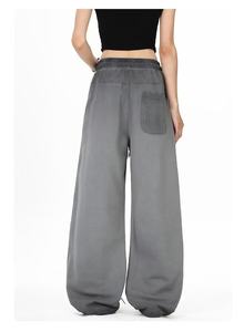 Весенние, оптовые продажи, новые стильные спортивные штаны с камнями, приталенные спортивные брюки с боковыми карманами - Product Image 4