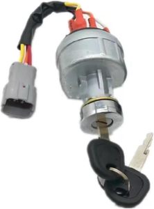 สวิตช์กุญแจรถขุด 21N4-10400 21N4-10430 สวิตช์สตาร์ทพร้อมกุญแจ ใช้ได้กับ Hyundai R220-5 R215-7 R225-7 R220-9 - Product Image 2
