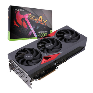 การ์ดจอเกมมิ่ง Colorful GeForce RTX4090NB EX-V 24GB 4080 4070 4060 Ti มือสอง สีสันสดใส พร้อมหน่วยความจำ GDDR6X 2235MHz Colorful RTX 4090 24 - Product Image 1