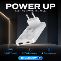 Productos en Oferta, Cargador de Pared Plano USB C 2026, Enchufe Europeo, 30W, Cargadores y Adaptadores de Viaje Plegables, Delgados y Rápidos para Teléfono Móvil