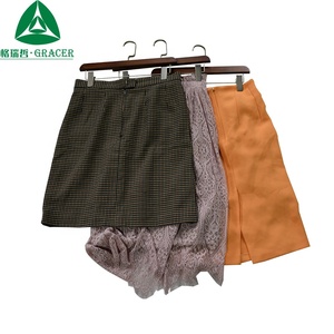 Falda de talla grande para mujer ropa usada <span class=keywords><strong>precio</strong></span> ropa de segunda mano Italia - Product Image 3