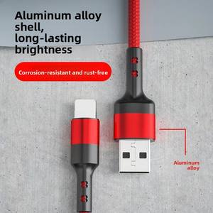 <span class=keywords><strong>Cavo</strong></span> di Ricarica Rapida USB per <span class=keywords><strong>Apple</strong></span> iPhone, Nuovo Design Intrecciato con Rivestimento in Nylon, Logo Personalizzabile Stampabile per Telefoni Cellulari - Product Image 4