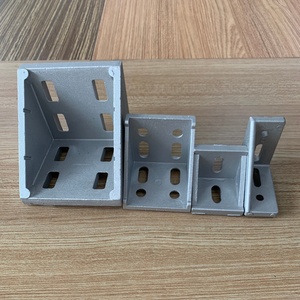 Profilo industriale alluminio acciaio pressofuso 90 gradi staffa triangolo ad angolo retto fisso collegamento codice 30 <span class=keywords><strong>40</strong></span> 45 - Product Image 1