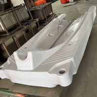 Dock flottant pour bateau à moteur rempli de mousse avec roues, utilisé pour soulever les jet-skis