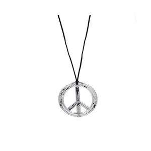 Ensemble de vêtements pour femmes PESENAR Hippie-lunettes rétro des années 1960 et 1970, collier logo paix, bandeau couronne de tournesol - Product Image 4