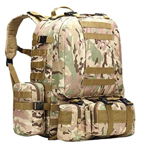 B08 56L 55L Hunting Tactical Backpack with <b>Molle</b> System Detachable <b>Bags</b> Assault 3 D <b>Bags</b> with Side Pockets - Product Image 1