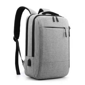 Sac à dos pour ordinateur portable en nylon durable et élégant avec port USB et doublure en polyester, design multifonctionnel - Product Image 5