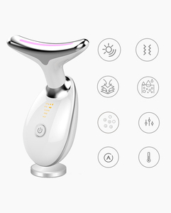 Masajeador de belleza de intensidad multinivel con cuatro modos, sonda ergonómica en forma de U, dispositivo tensor de piel facial y del cuello, venta al por mayor. - Product Image 2