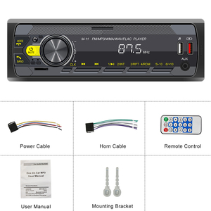 Reproductor <span class=keywords><strong>MP3</strong></span> para Auto con Radio Estéreo BT, Transmisor FM, 4x45W, Puerto USB/SD/MMC ISO, Control Remoto Inalámbrico - Product Image 6