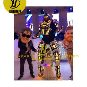Hot Lights Led Dance Costumes the Predator Stage Performance Costume Dj Luminous Led Lights Trajes para Bar Show Dj Party - Product Image 1