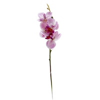 Orchidées artificielles Tizen en gros, orchidées papillon en soie, fleurs artificielles blanches et bleues, toucher réel, style moderne, faites à la main pour la maison